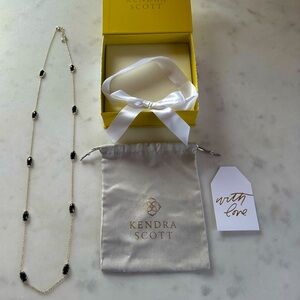 Kendra Scott Black and Silver Necklace